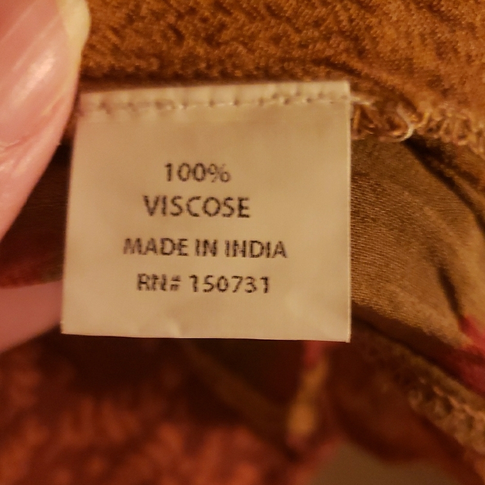 Young Threads Patchwork Bohemian Camel Open-Front… - image 4